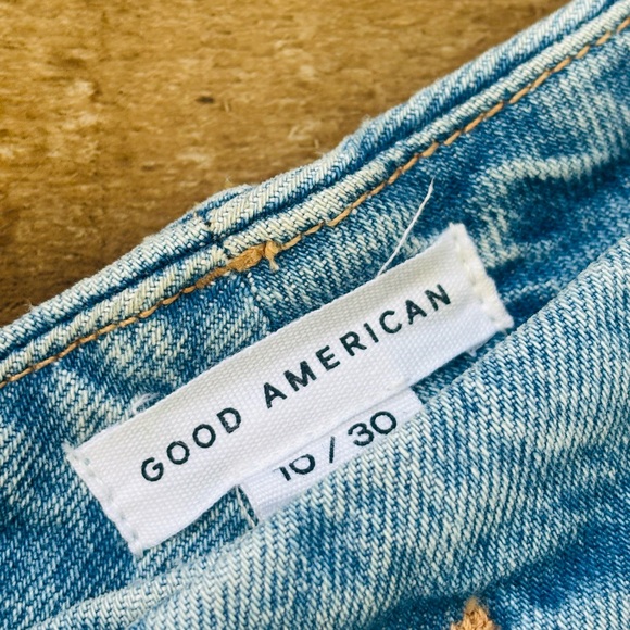 NWT Good American distressed bootcut size 10/30 - Picture 5 of 7
